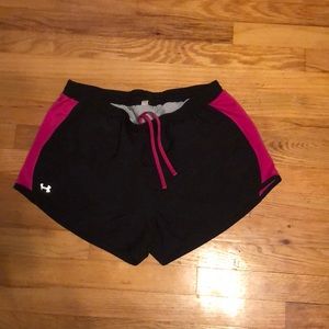 good condition under armor running shorts